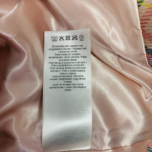 checked plaid short jacket boomber s multi color by Culture women size 38 - Picture 14 of 16